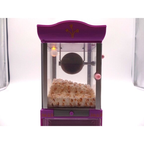American Girl Doll Truly Me Popcorn Machine Set Lights Popping Sound with Access - Picture 9 of 16
